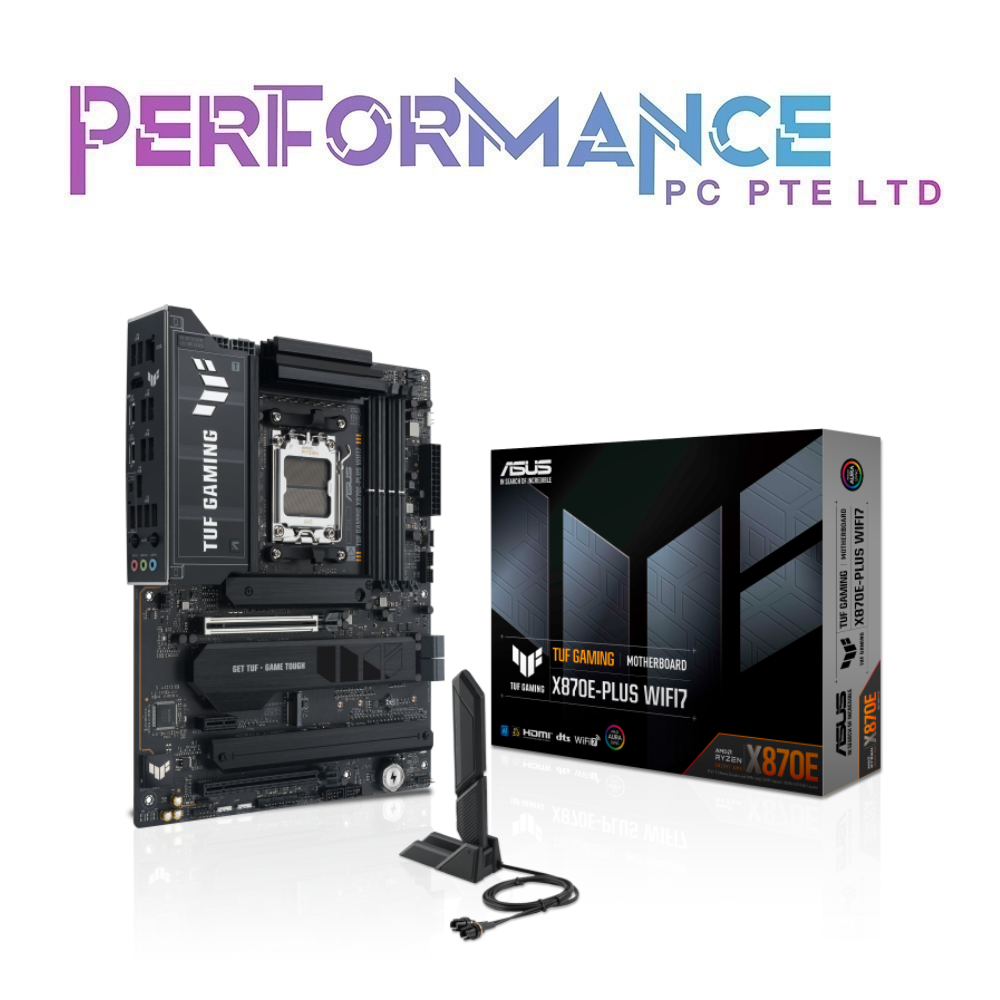 ASUS TUF GAMING X870E-PLUS WIFI7 DDR5 MOTHERBOARD (3 YEARS WARRANTY BY BAN LEONG TECHNOLOGIES PTE LTD)