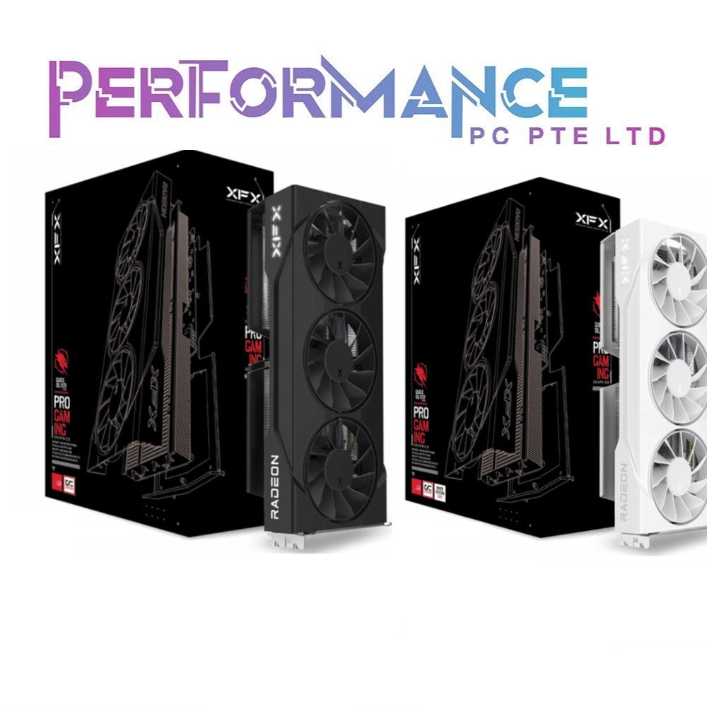XFX SWIFT AMD RADEON 9060 XT 9060XT OC TRIPLE FAN GAMING EDITION 16GB BLACK/WHITE (2 YEARS WARRANTY BY CORBELL PTE LTD)