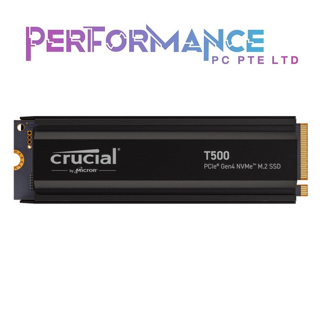 Crucial® P510 1TB /2TB / PCIe Gen5 NVMe™ 2280 M.2 SSD WITH/WITHOUT HEATSINK (5 YEARS WARRANTY BY CONVERGENT PTE LTD))