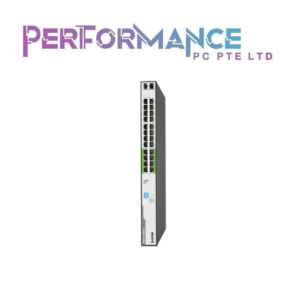 D-Link DGS-F1026P-E 250M 24-Port Gigabit PoE Switch + 2 SFP Ports (3 YEARS WARRANTY BY BAN LEONG TECHNOLOGY PTE LTD)