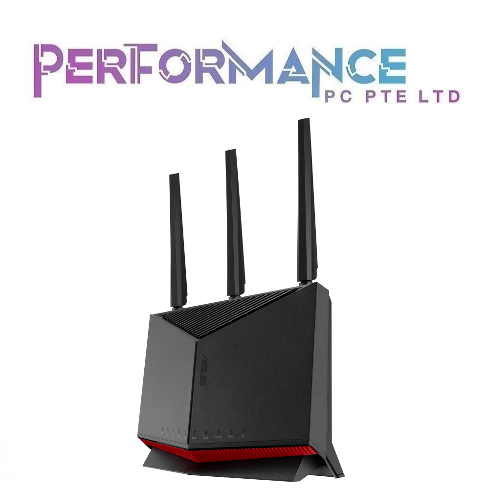 Asus  RT-BE86U WIFI 7 Gaming Wifi Router (3 YEARS WARRANTY BY BAN LEONG TECHNOLOGY PTE LTD)