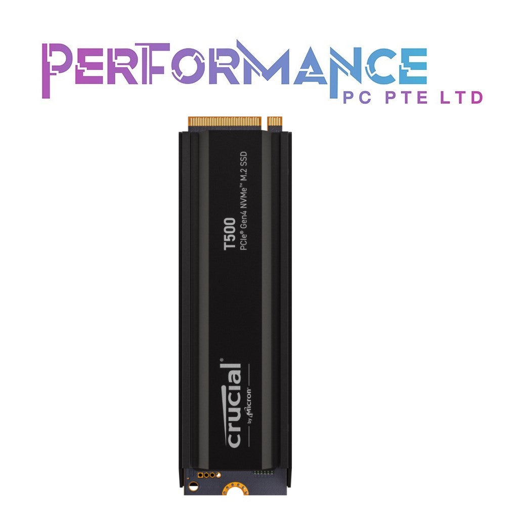 Crucial® P510 1TB /2TB / PCIe Gen5 NVMe™ 2280 M.2 SSD WITH/WITHOUT HEATSINK (5 YEARS WARRANTY BY CONVERGENT PTE LTD))