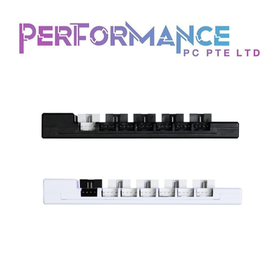 LIAN LI EDGE USB/FAN HUB BLACK WHITE (1YEAR WARANTY BY CORBELL)