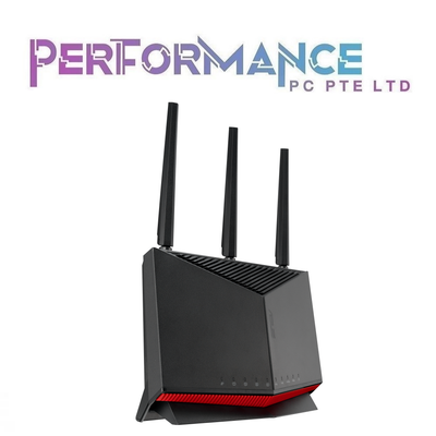 Asus  RT-BE86U WIFI 7 Gaming Wifi Router (3 YEARS WARRANTY BY BAN LEONG TECHNOLOGY PTE LTD)