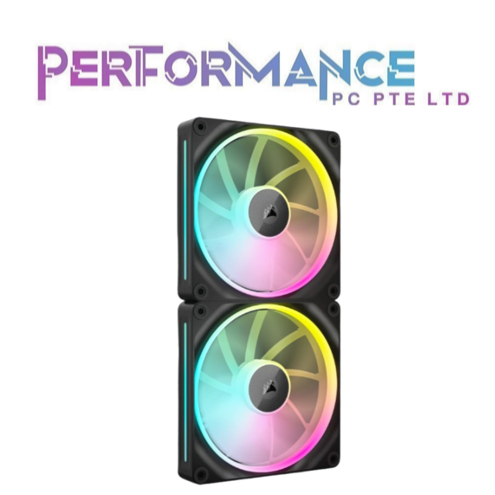 Corsair iCUE LINK LX140 RGB 140mm PWM Single / Duo Black Fan Pack (5 YEARS WARRANTY BY CONVERGENT SYSTEMS PTE LTD)