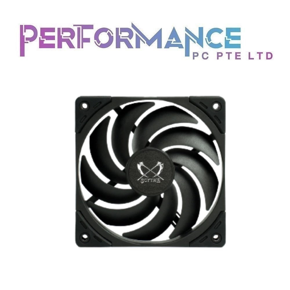 Scythe Wonder Snail 120 120mm Cooling Fan Black / White Cooling Fan (2 YEARS WARRANTY BY TECH DYNAMIC PTE LTD)