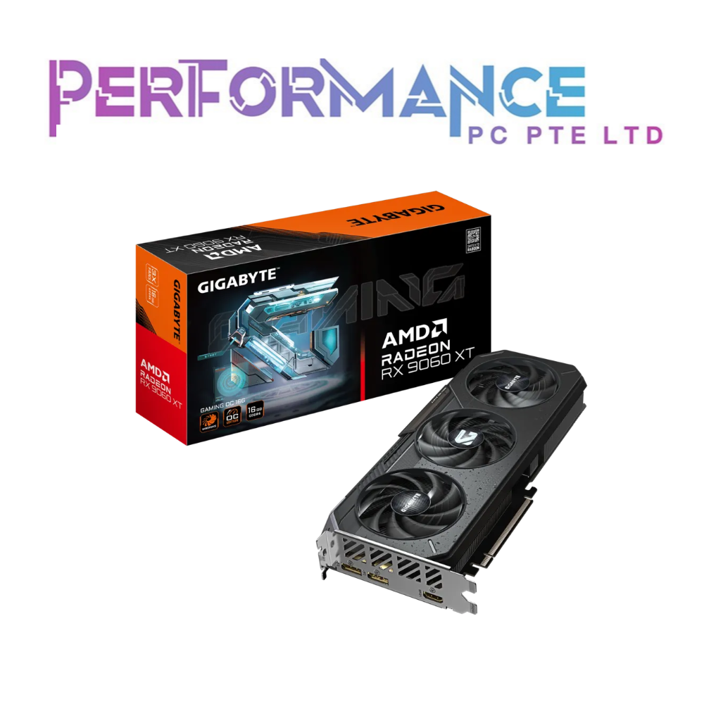 GIGABYTE RX 9060XT 9060 XT GAMING OC AMD RADEON 8GB/16GB (3 YEARS WARRANTY BY CDL TRADING PTE LTD)