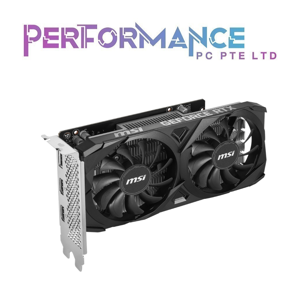 MSI GeForce RTX 3050 RTX3050 VENTUS 2X 6G OC (3 YEARS WARRANTY BY CORBELL TECHNOLOGY PTE LTD)