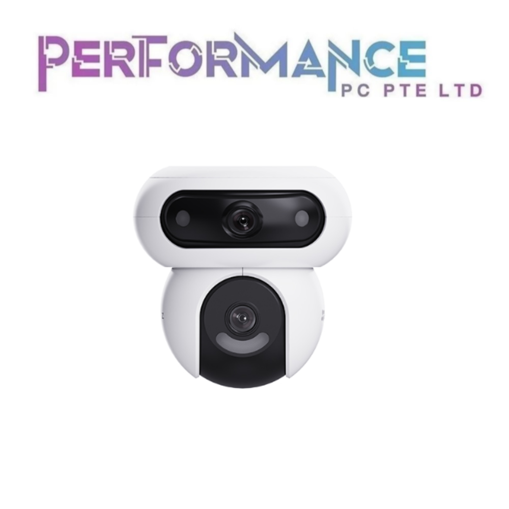 H90 DUAL 2K+ (4MP+4MP) DUAL ROTATIONAL LENS PAN & TILT WIFI CAMARA (2 YEAR WARRANTY BY WEI KENG TECHNOLOGY PTE LTD
