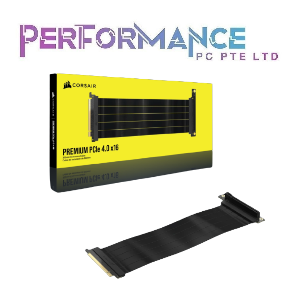 CORSAIR Premium PCIe 4.0 ×16 Extension Cable 300mm