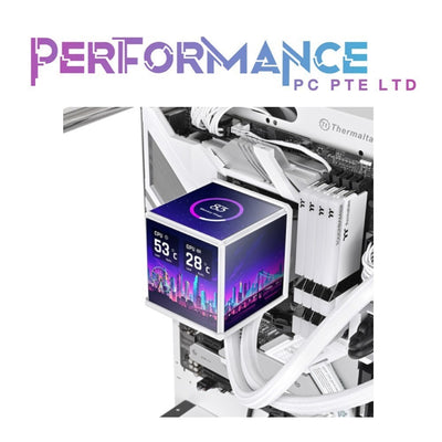 THERMALTAKE MINECUBE 360 ULTRA LIQUID COOLER  BLACK / SNOW (3YEARS WARRANTY BY CORBELL TECHNOLOGIES PTE LTD)