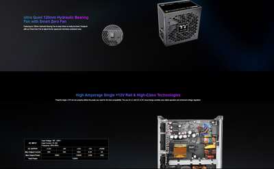 THERMALTAKE  TOUGHPOWER GT 1000W/1200W ATX 3.1 80 PLUS Gold (7 YEARS WARRANTY BY CORBELL TECHNOLOGY)
