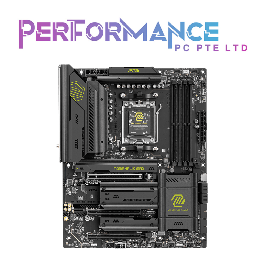 MSI MAG B850 B 850 TOMAHAWK MAX WIFI MOTHERBOARD (3 YEARS WARRANTY BY CORBELL TECHNOLOGIES PTE LTD)