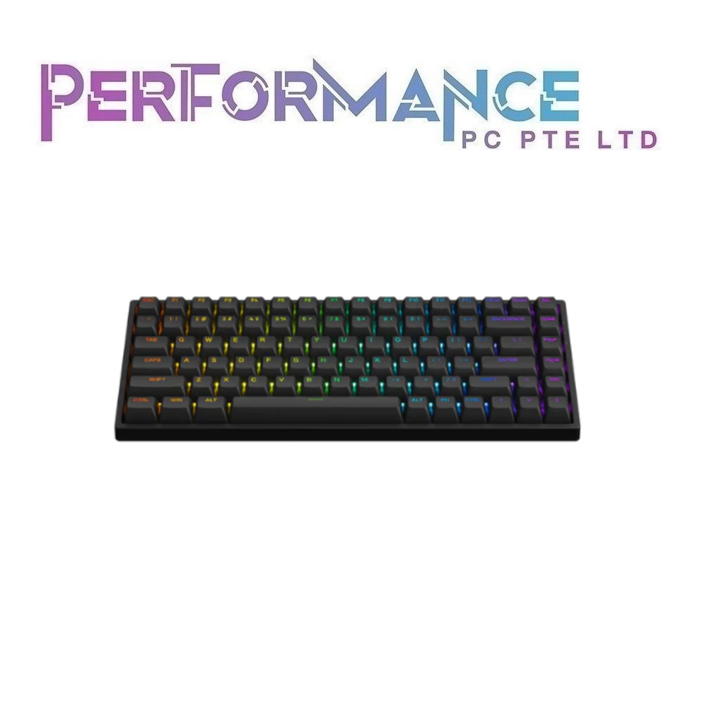 AKKO 3084S Shine-Through ASA Keyboard Black Akko Jelly Pink (1 YEARS WARRANTY BY TECH DYNAMIC PTE LTD)