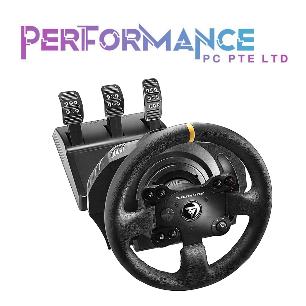 THRUSTMASTER TX RACING WHEEL LEATHER EDITION FOR PC AND XBOX ONE (1 YEAR WARRANTY BY BAN LEONG TECHNOLOGIES PTE LTD)