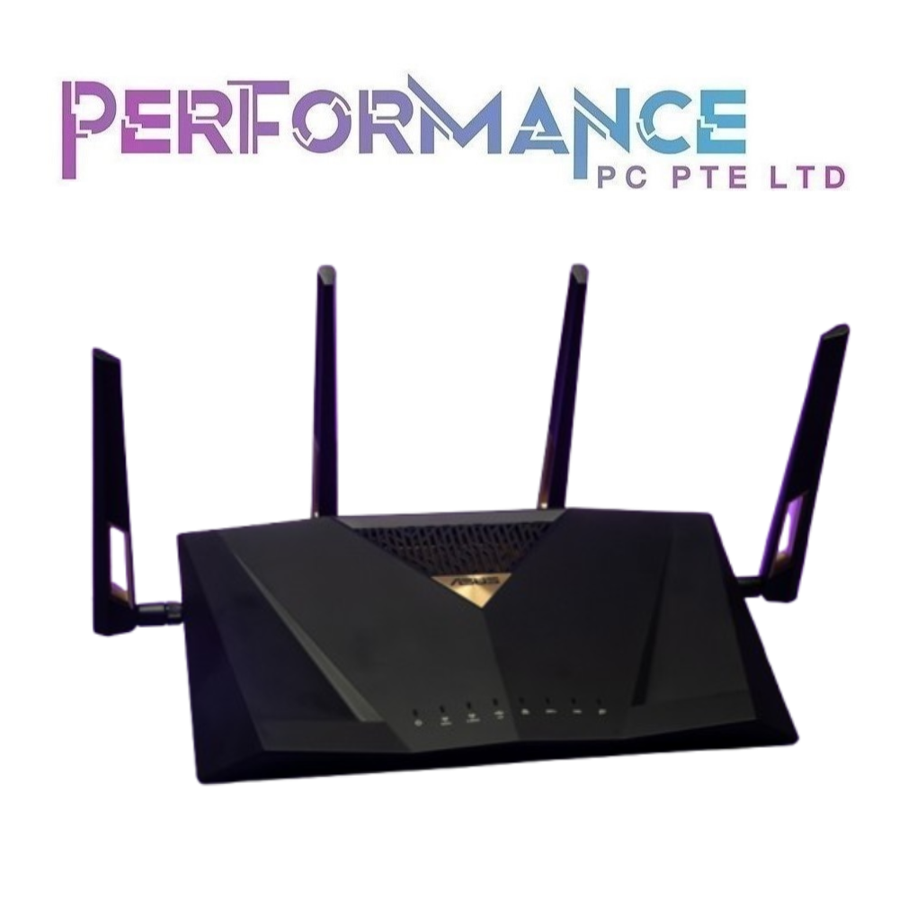 Asus RT-BE88U Dual-band WIFI 7 AI Mesh Extendable Router Dual 10G Ports (3 YEARS WARRANTY BY BAN LEONG TECHNOLOGY PTE LTD)