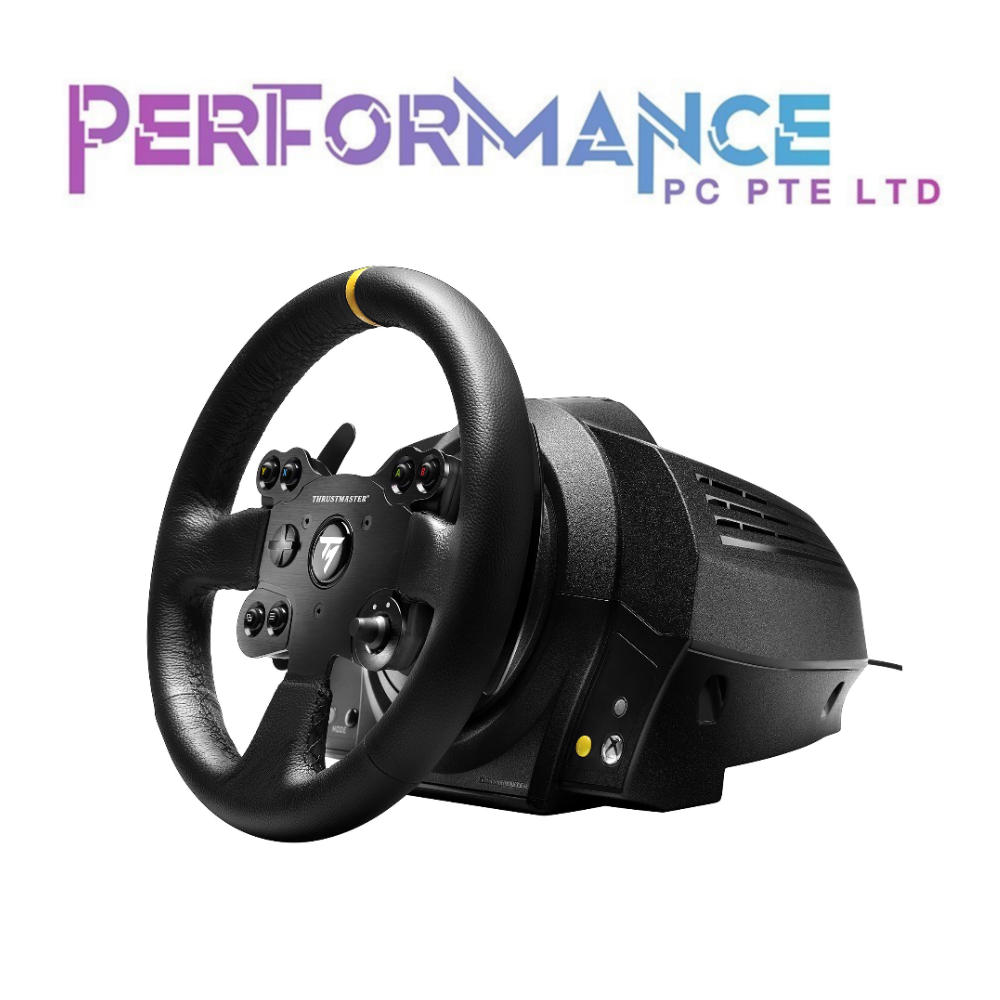 THRUSTMASTER TX RACING WHEEL LEATHER EDITION FOR PC AND XBOX ONE (1 YEAR WARRANTY BY BAN LEONG TECHNOLOGIES PTE LTD)