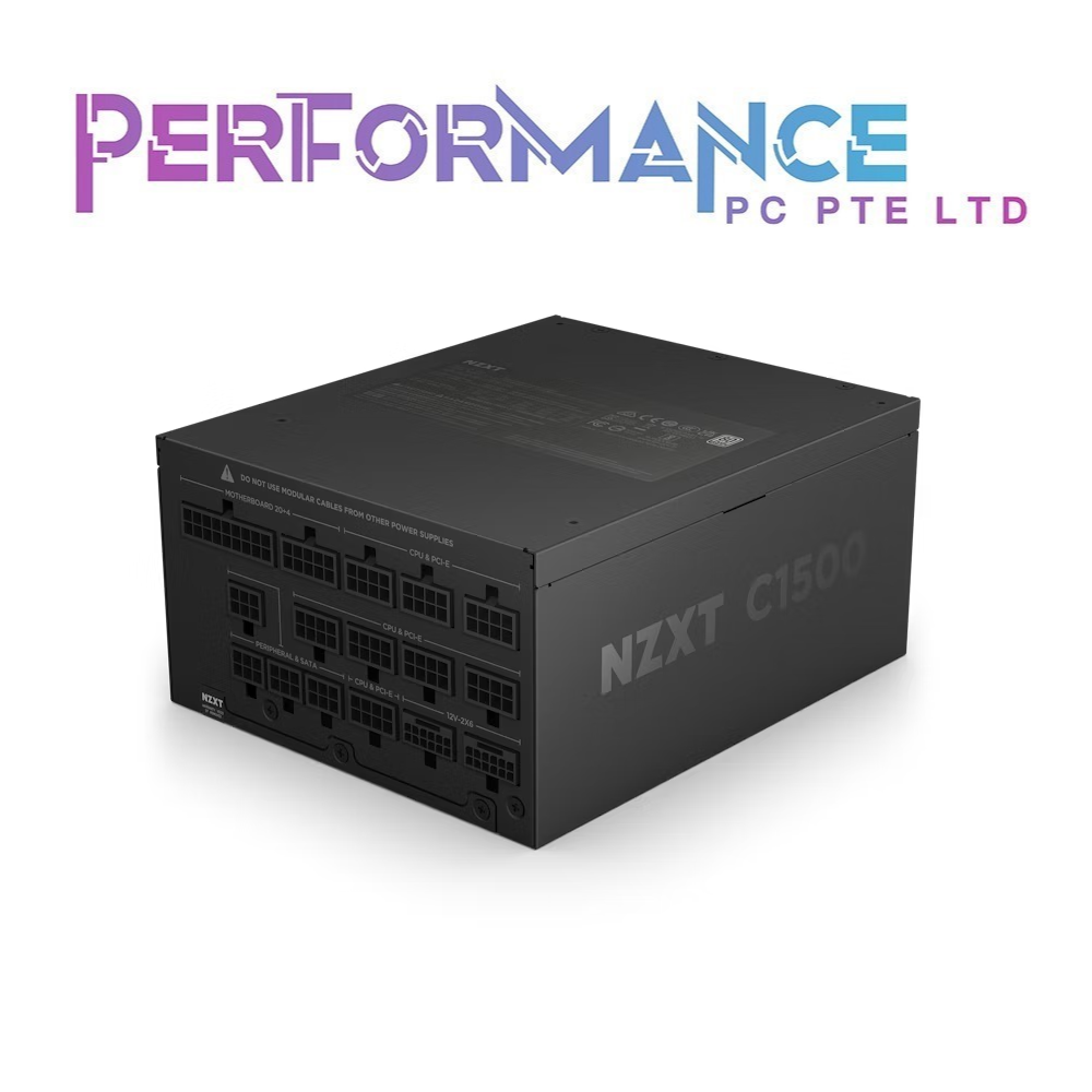 NZXT C1500 1500W 80 PLUS Platinum ATX3.1 Full Modular Power Supply Unit PSU (10 YEARS WARRANTY BY TECH DYNAMIC)