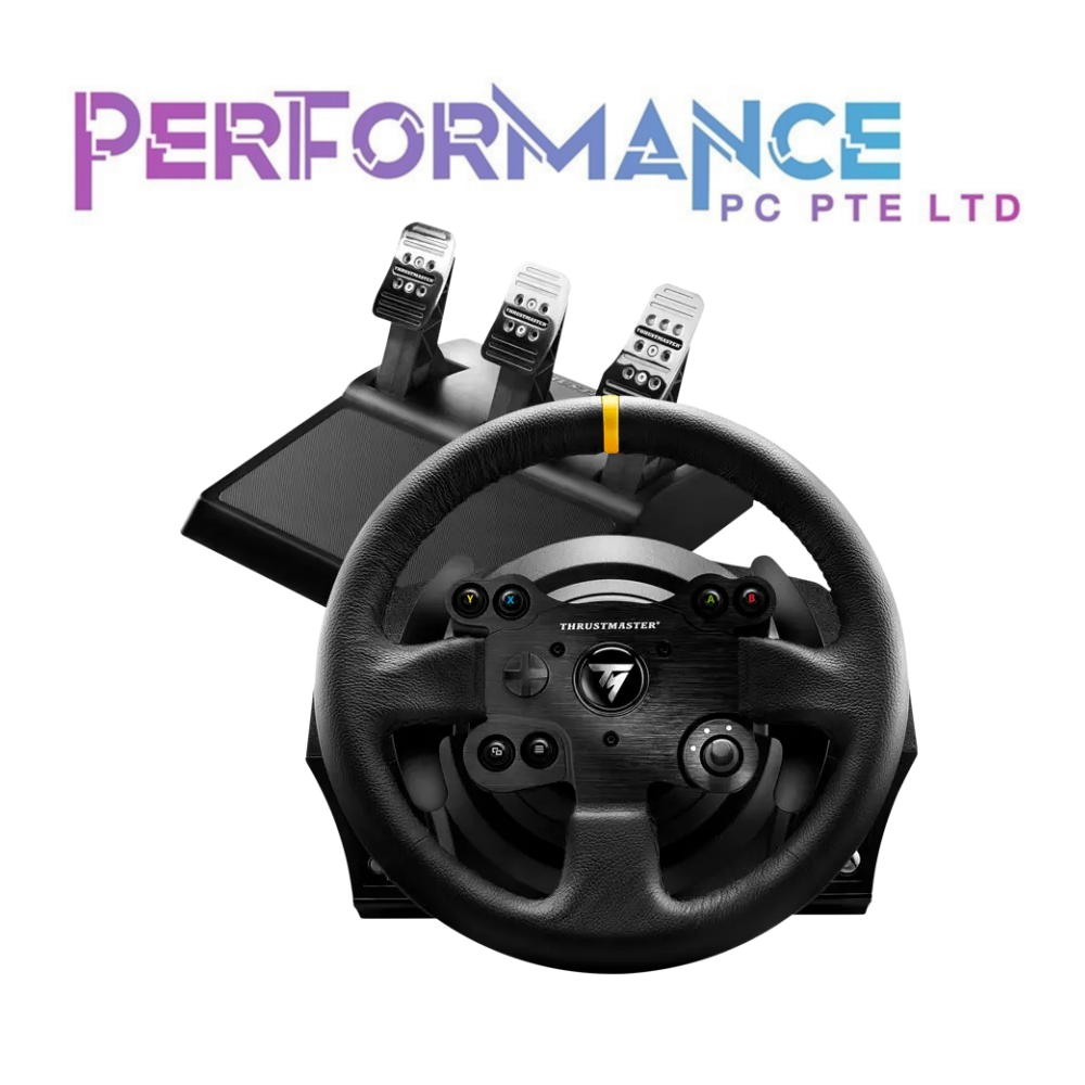 THRUSTMASTER TX RACING WHEEL LEATHER EDITION FOR PC AND XBOX ONE (1 YEAR WARRANTY BY BAN LEONG TECHNOLOGIES PTE LTD)