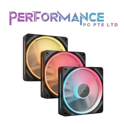 Corsair iCUE LINK LX120-R / LX140-R RGB 120mm/140mm PWM Black Reverse Single / Double / Triple Fan Pack (5 YEARS WARRANTY BY CONVERGENT SYSTEMS PTE LTD)