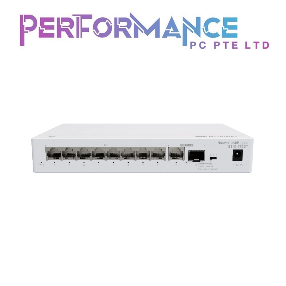 HUAWEI S110-8T2ST 8 PORT GIGABIT UNMANAGED SWITCH (3 YEARS WARRANTY BY VISKOU SYSTEMS PTE LTD)