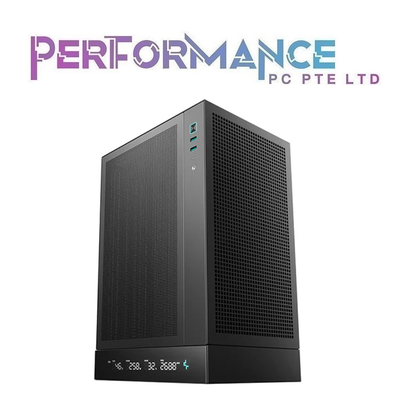 Deepcool CH170 MESH Digital ITX Case - Black / White(1 YEAR WARRANTY BY TECH DYNAMIC PTE LTD)