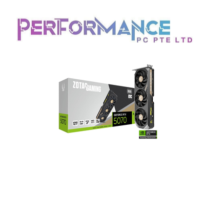 ZOTAC GAMING GeForce RTX 5070 SOLID OC GRAPHICS CARD (3 YEAR WARRANTY BY TECH DYNAMIC PTE LTD)