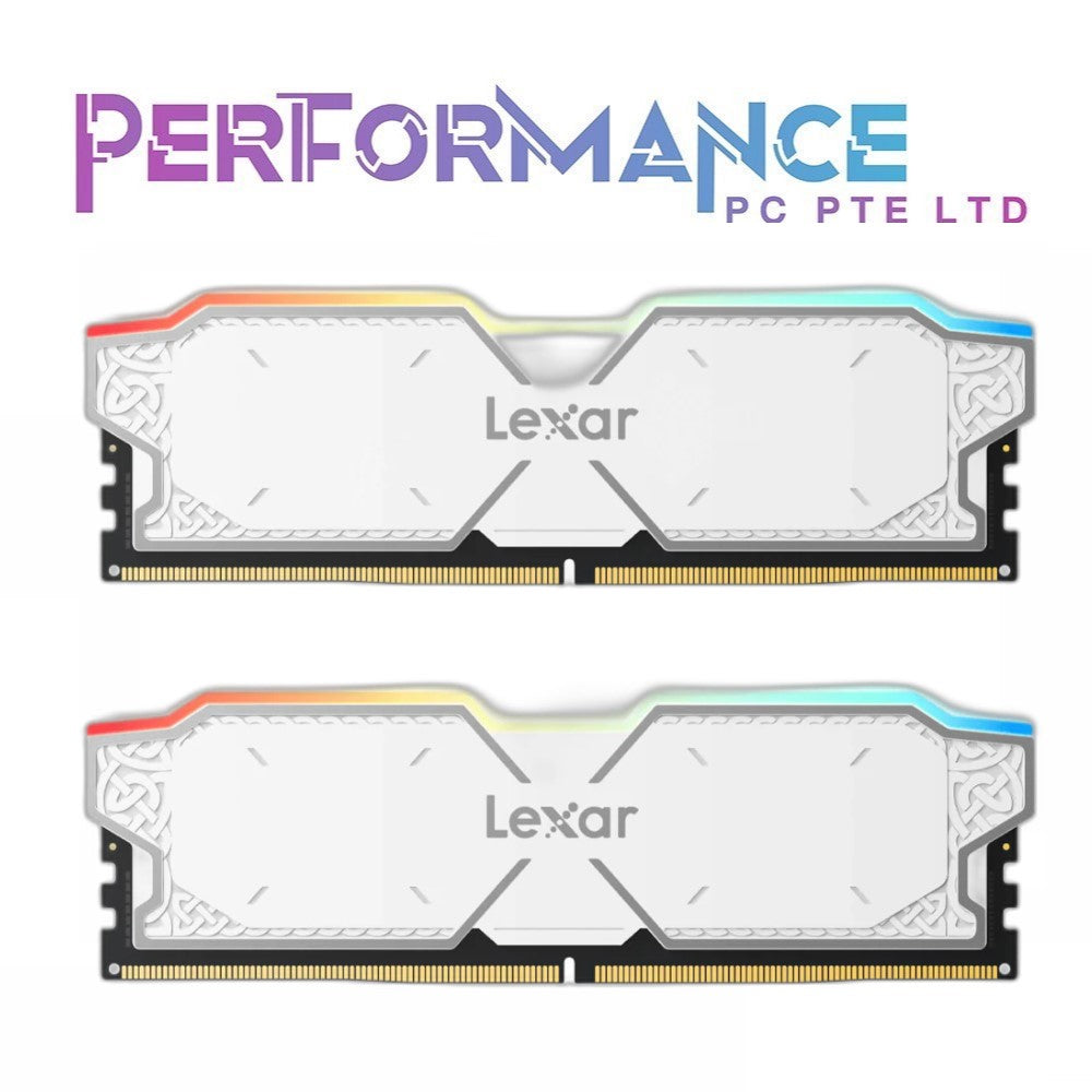 LEXAR THOR RGB WHITE 2X16 CL38 6000Mhz (LIMITED LIFETIME WARRANTY BY TECH DYNAMIC PTE LTD)