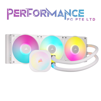 CORSAIR ICUE LINK TITAN 240/360 RX RGB LIQUID CPU COOLER BLACK/WHITE (6 YEARS WARRANTY BY CONVERGENT SYSTEMS PTE LTD))