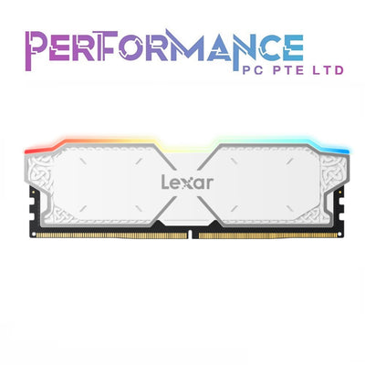 LEXAR THOR RGB WHITE 2X16 CL38 6000Mhz (LIMITED LIFETIME WARRANTY BY TECH DYNAMIC PTE LTD)