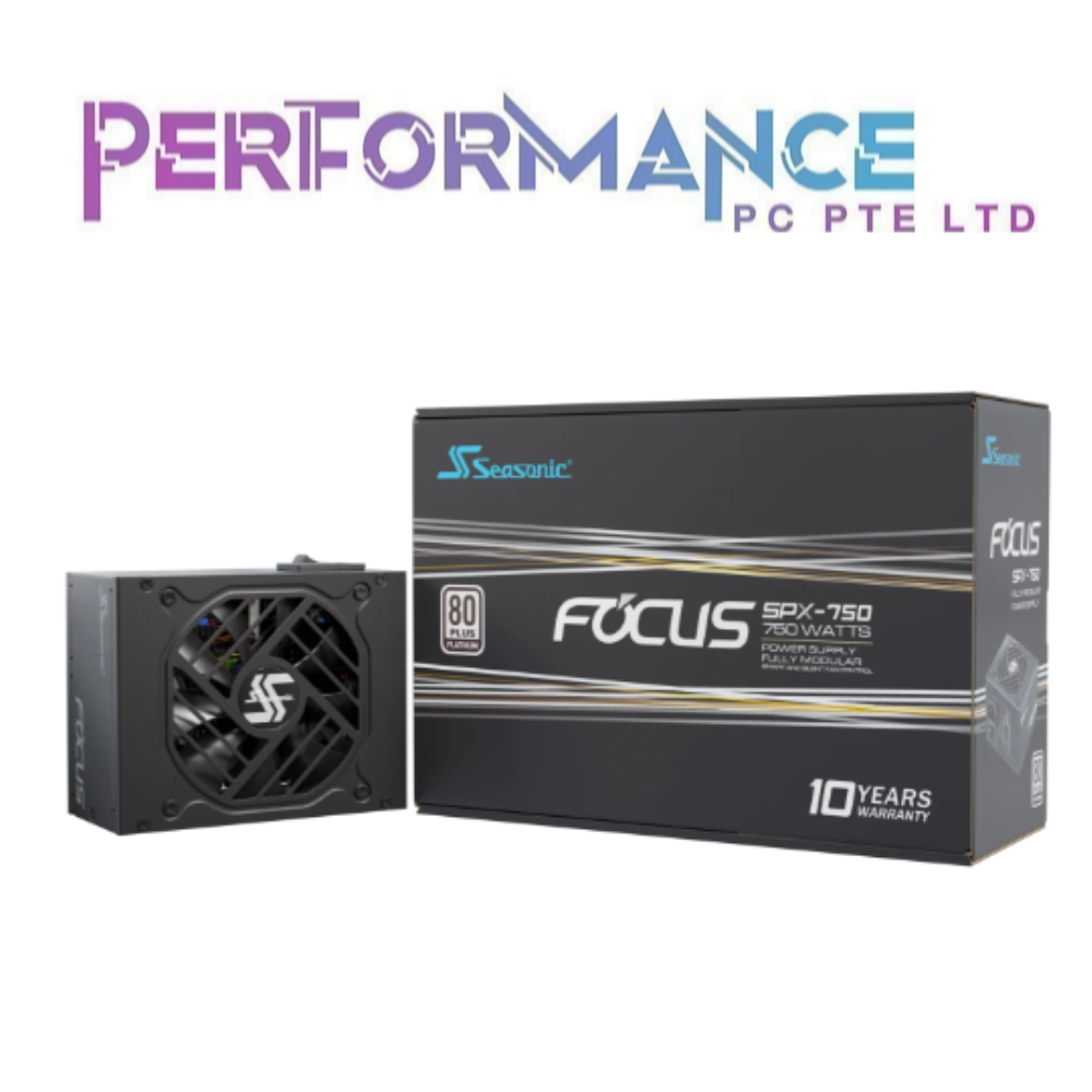 SEASONIC SPX 750 PSU/80 PLUS Platinum Certified/Fully Modular/Hybrid Fan/SPX to ATX Bracket , Cable Seperated (10 YEARS WARRANTY BY CORBELL TECHNOLOGY PTE LTD)