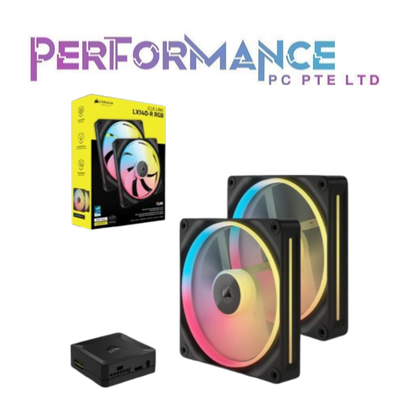 Corsair iCUE LINK LX120-R / LX140-R RGB 120mm/140mm PWM Black Reverse Single / Double / Triple Fan Pack (5 YEARS WARRANTY BY CONVERGENT SYSTEMS PTE LTD)