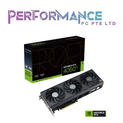 (New Arrival) ASUS ProArt GeForce RTX 4060 Ti / 4060TI / RTX4060 TI OC edition 16GB GDDR6 ( 3 Years Warranty by Avertek Enterprises Pte Ltd )