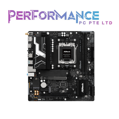 ASROCK B850M X WIFI R2.0 AMD B850 DDR5 MOTHERBOARD (3 YEARS WARRANTY BY TECH DYNAMIC PTE LTD)