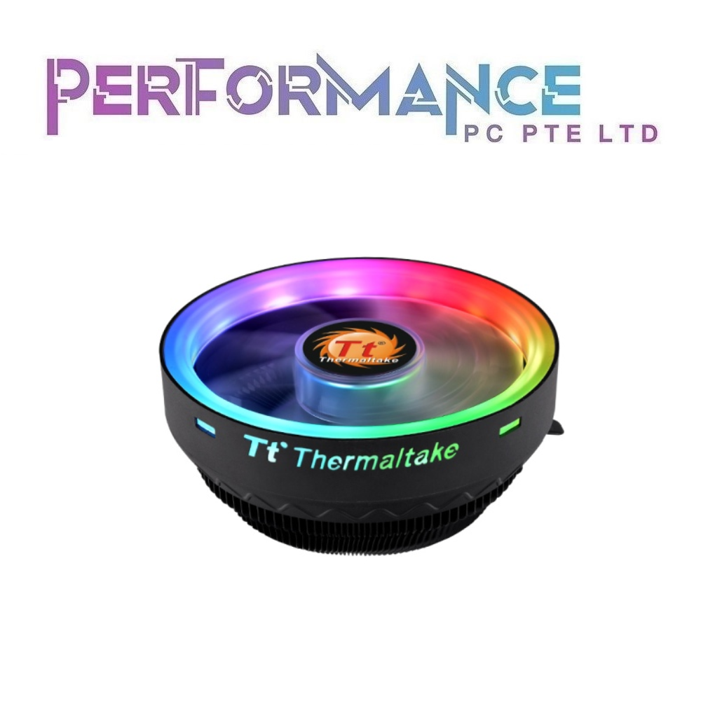 Thermaltake UX100 ARGB Lighting CPU Cooler for LGA 1700/1200/1156/1155/1151/1150/775 & AM5/AM4/FM2/FM1/AM3+/AM3/AM2+/AM2 Sockets (3 YEARS WARRANTY BY THERMALTAKE)