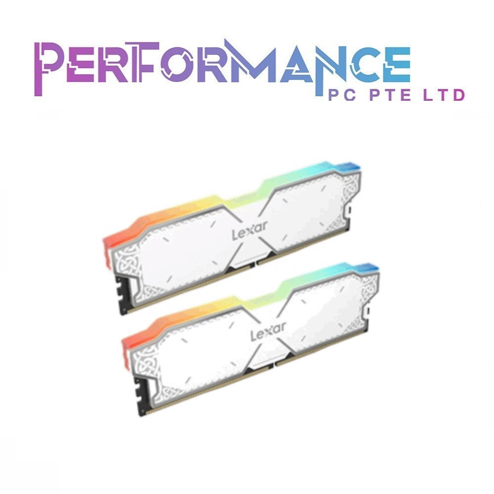 LEXAR THOR RGB WHITE 2X16 CL38 6000Mhz (LIMITED LIFETIME WARRANTY BY TECH DYNAMIC PTE LTD)