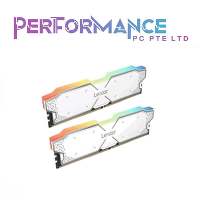LEXAR THOR RGB WHITE 2X16 CL38 6000Mhz (LIMITED LIFETIME WARRANTY BY TECH DYNAMIC PTE LTD)