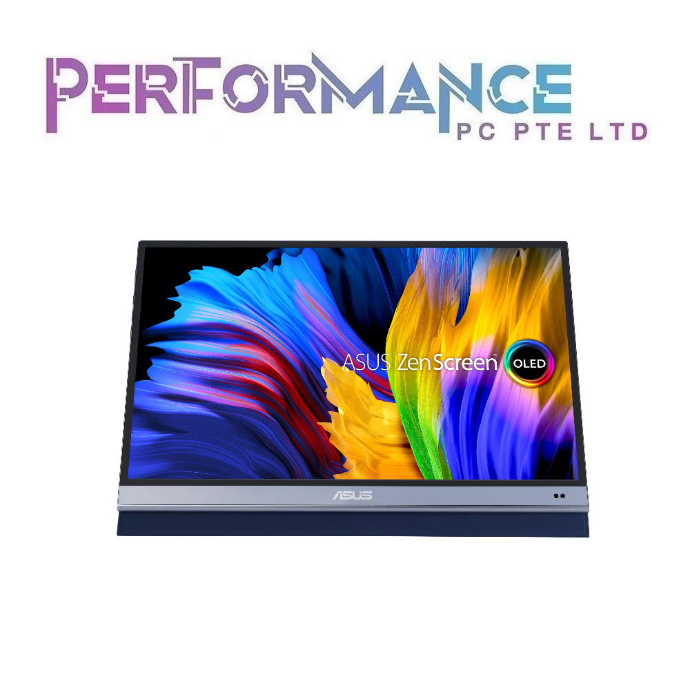 ASUS ZenScreen OLED MQ16AH portable monitor 15.6-inch FHD 1920 x 1080 DCI-P3 1 ms Response Time USB Type-C Mini HDMI (3 YEARS WARRANTY BY CDL TRADING PTE LTD)