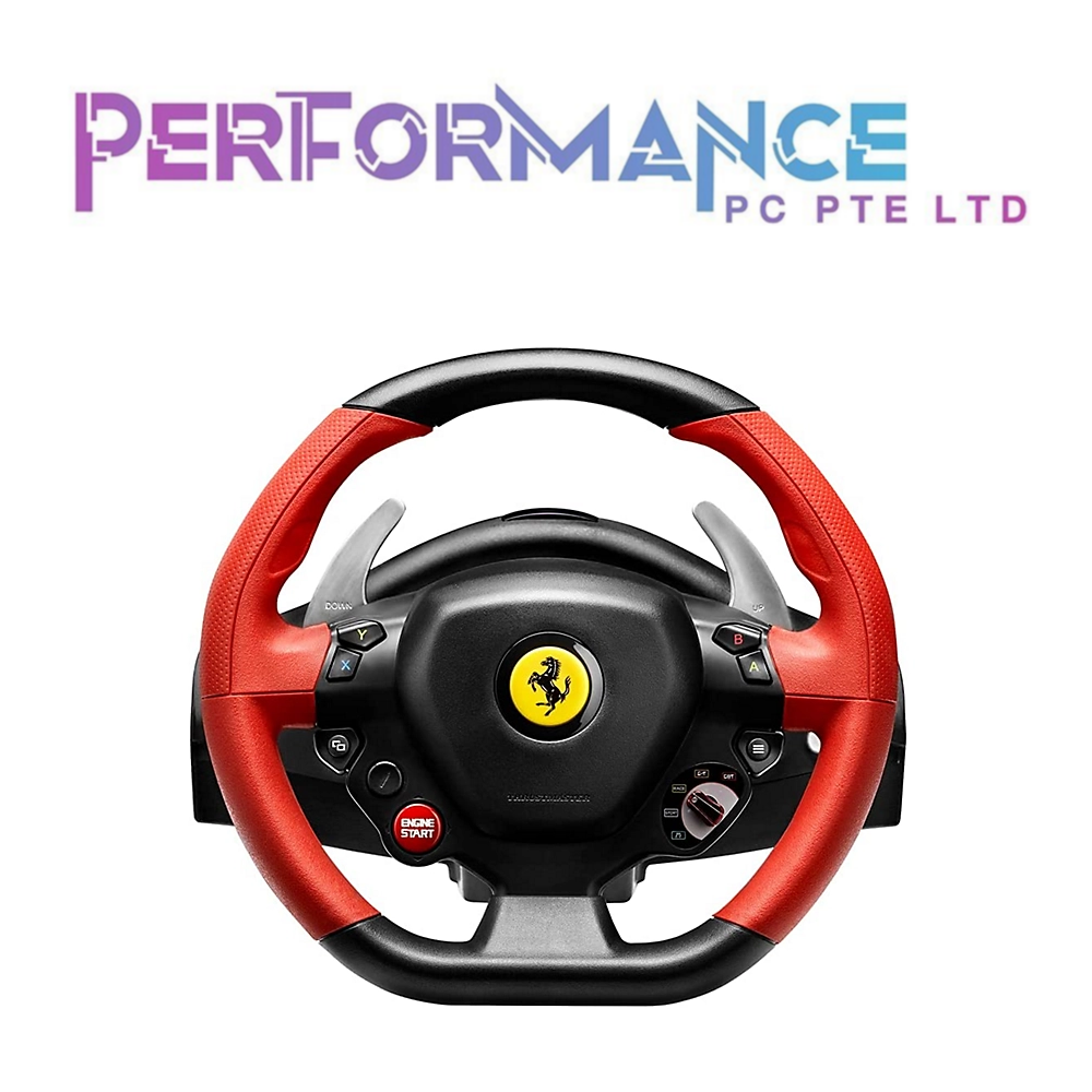 THRUSTMASTER FERRARI 458 SPIDER RACING WHEEL FOR XBOX 1 (1 YEARS WARRANTY BY BAN LEONG TECHNOLOGIES PTE LTD)
