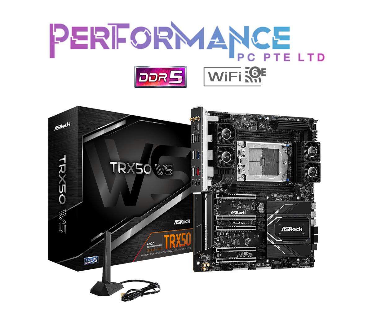 ASRock TRX50 WS WIFI 6E ATX AM5 (3 YEARS WARRANTY BY TECHDYNAMIC)