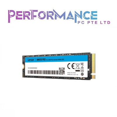 LEXAR NM610 PRO M.2 2280 PCIE Gen3x4 NVME SSD 500GB (5 YEARS WARRANTY BY TECH DYNAMIC PTE LTD)