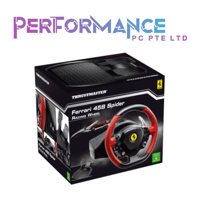 THRUSTMASTER FERRARI 458 SPIDER RACING WHEEL FOR XBOX 1 (1 YEARS WARRANTY BY BAN LEONG TECHNOLOGIES PTE LTD)