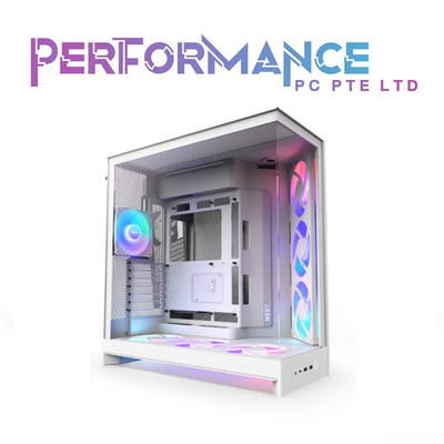 (2025) NZXT H9 FLOW RGB DUAL-CHAMBER MID-TOWER ATX CASE BLACK/WHITE (2 YEARS WARRANTY BY TECH DYNAMIC PTE LTD)