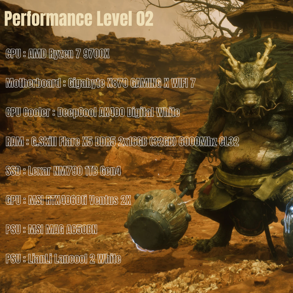 Black Myth: Wukong Full Set Gaming Desktop PC Desktop Performance Level 02