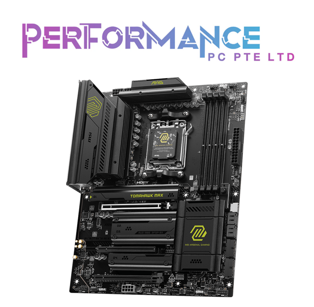 MSI MAG B850 B 850 TOMAHAWK MAX WIFI MOTHERBOARD (3 YEARS WARRANTY BY CORBELL TECHNOLOGIES PTE LTD)