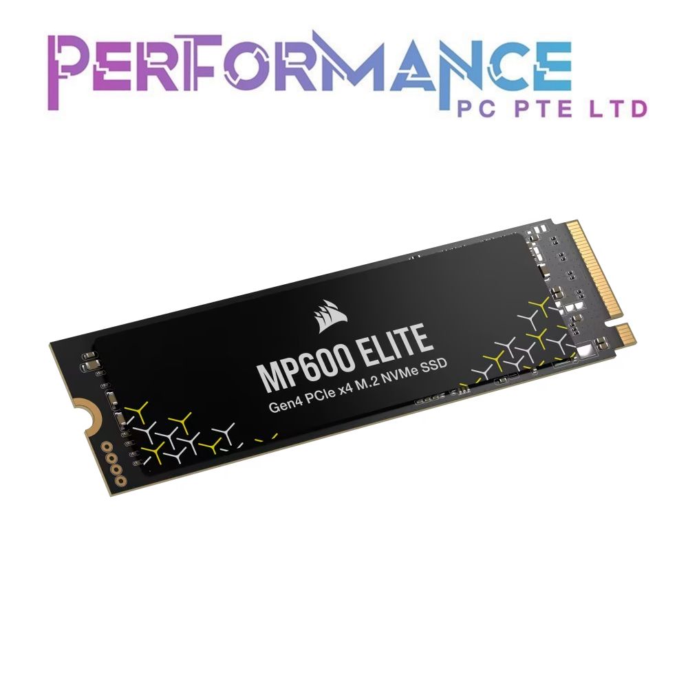 CORSAIR MP600 ELITE 1TB PCIe Gen4 x4 NVMe M.2 SSD (2 YEARS WARRANTY BY CONVERGENT SYSTEMS PTE LTD)