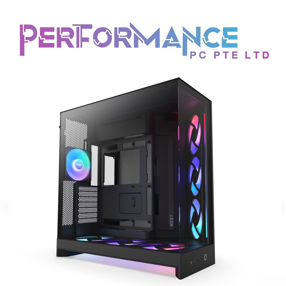 (2025) NZXT H9 FLOW RGB DUAL-CHAMBER MID-TOWER ATX CASE BLACK/WHITE (2 YEARS WARRANTY BY TECH DYNAMIC PTE LTD)