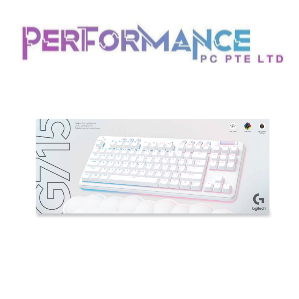LOGITECH G715 WIRELESS RGB KB GX-BROWN TACTILE/RED LINEAR  (2 YEARS WARRANTY BY BAN LEONG TECHNOLOGIES PTE LTD)