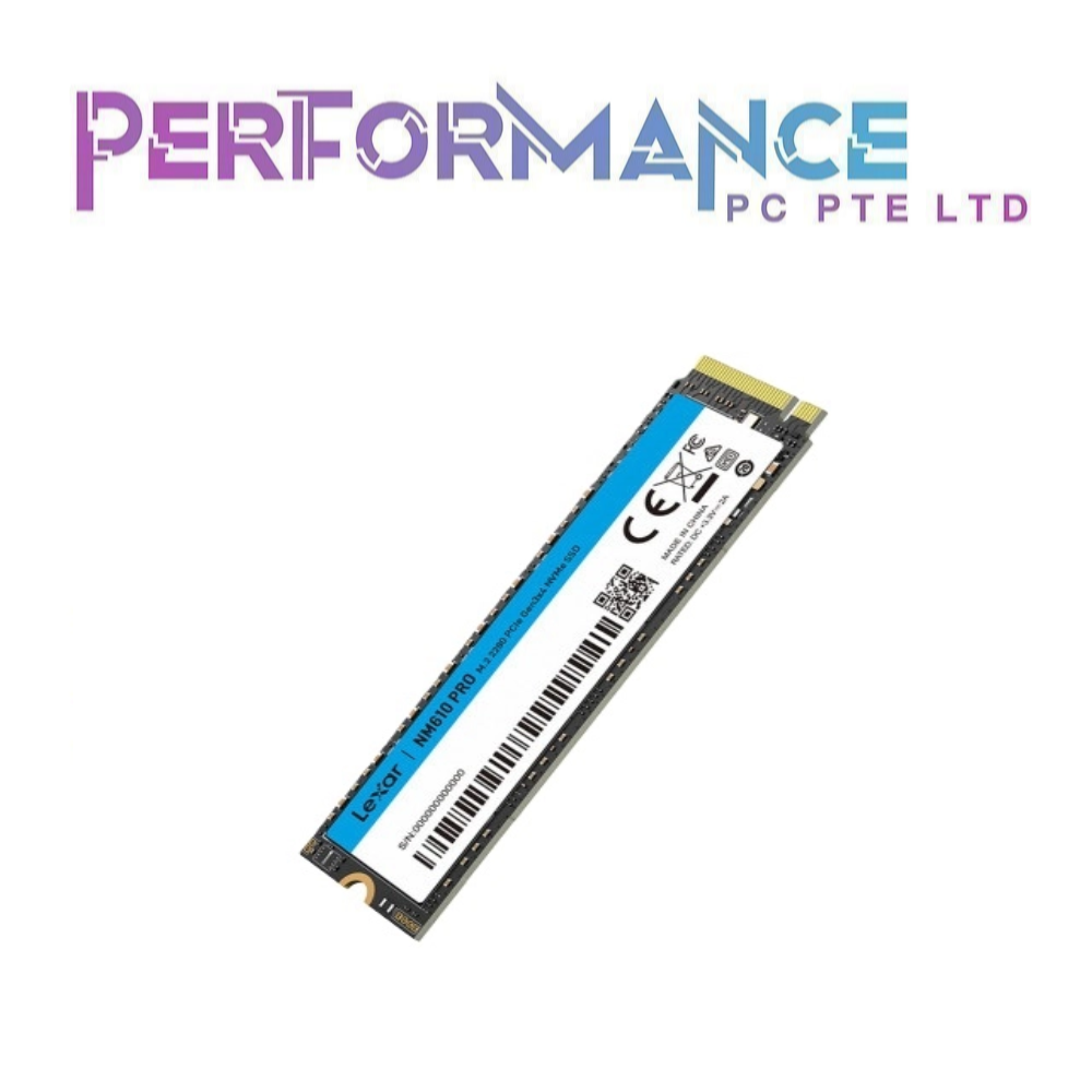 Lexar NM610 Pro M.2 2280 NVMe SSD 500GB/1TB / 2TB (3 YEARS WARRANTY BY TECH DYNAMIC PTE LTD)