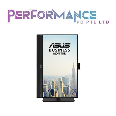 ASUS BE27ACSBK Webcam Monitor 27 inch 2560x1440 WQHD IPS Frameless Full HD Webcam Mic Array AI Noise-canceling (3 YEARS WARRANTY BY CDL TRADING PTE LTD)